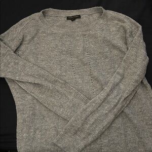 Banana Republic Light Gray Crewneck Sweater